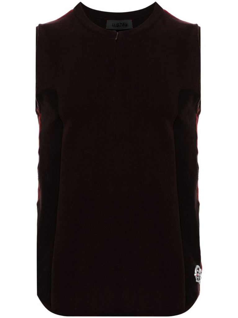 X Skin Series Red Knitted Vest