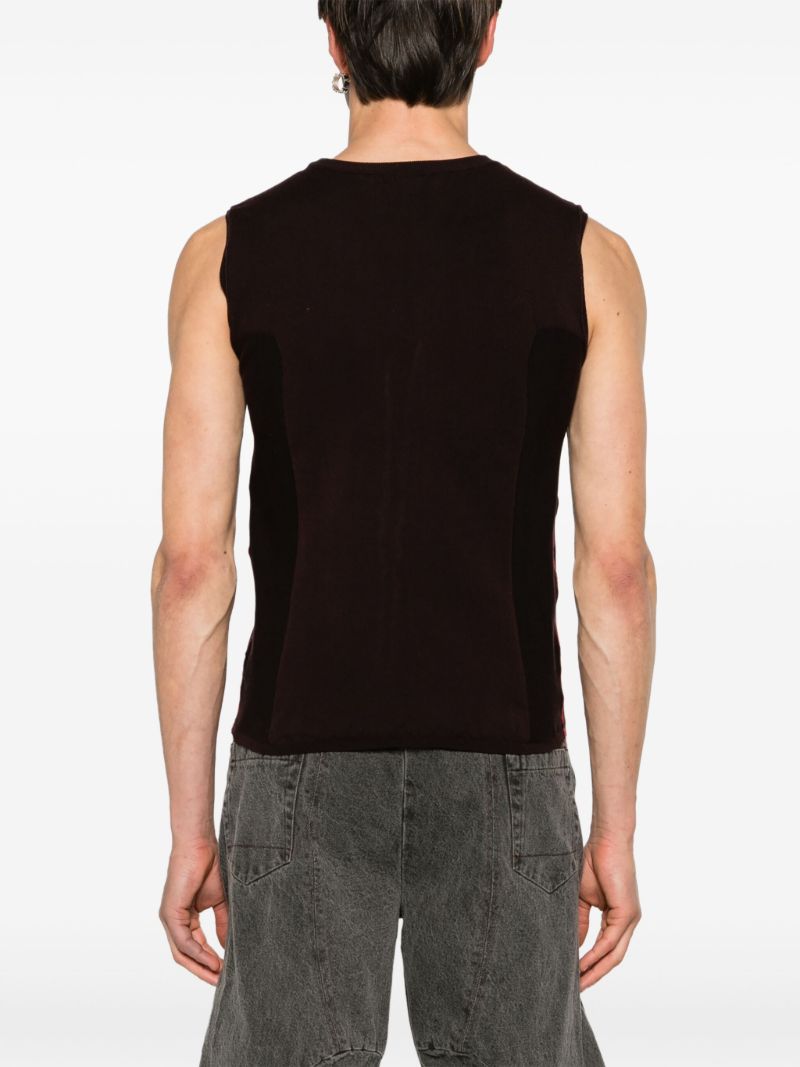 X Skin Series Red Knitted Vest