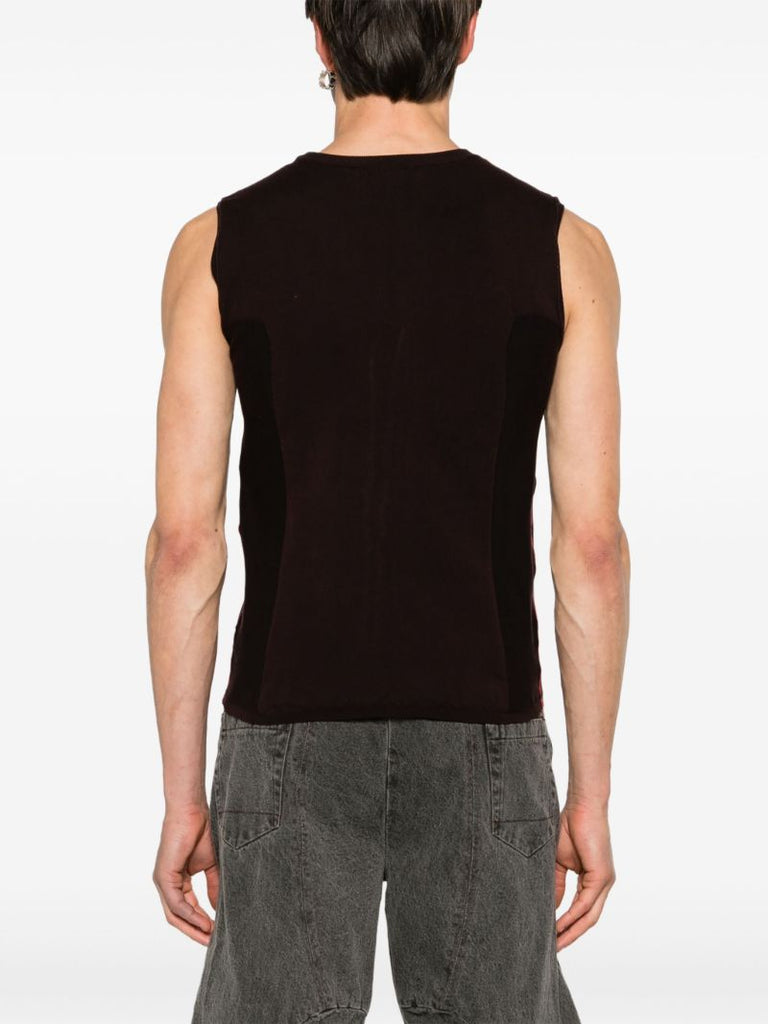 X Skin Series Red Knitted Vest
