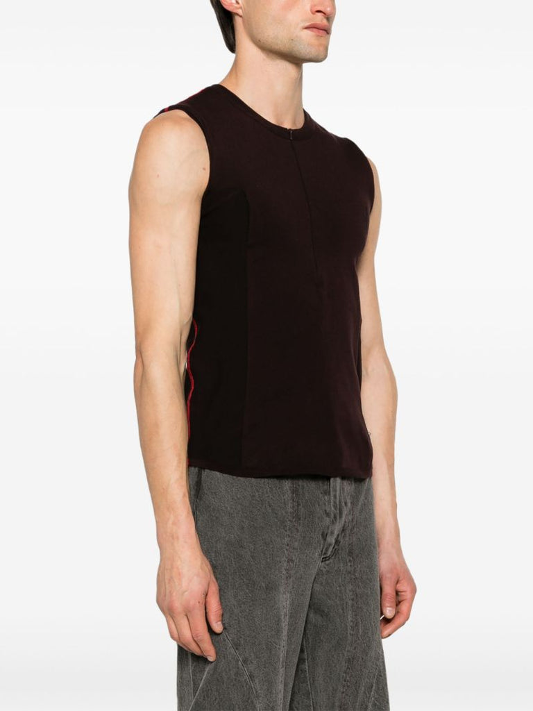 X Skin Series Red Knitted Vest
