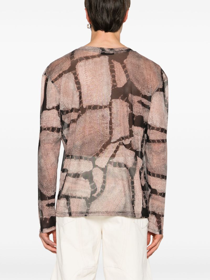 Brown Ben Mesh T-shirt