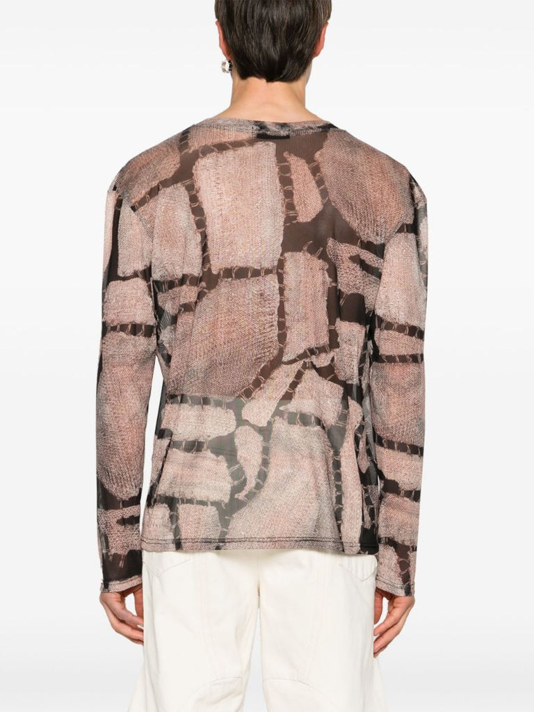Brown Ben Mesh T-shirt