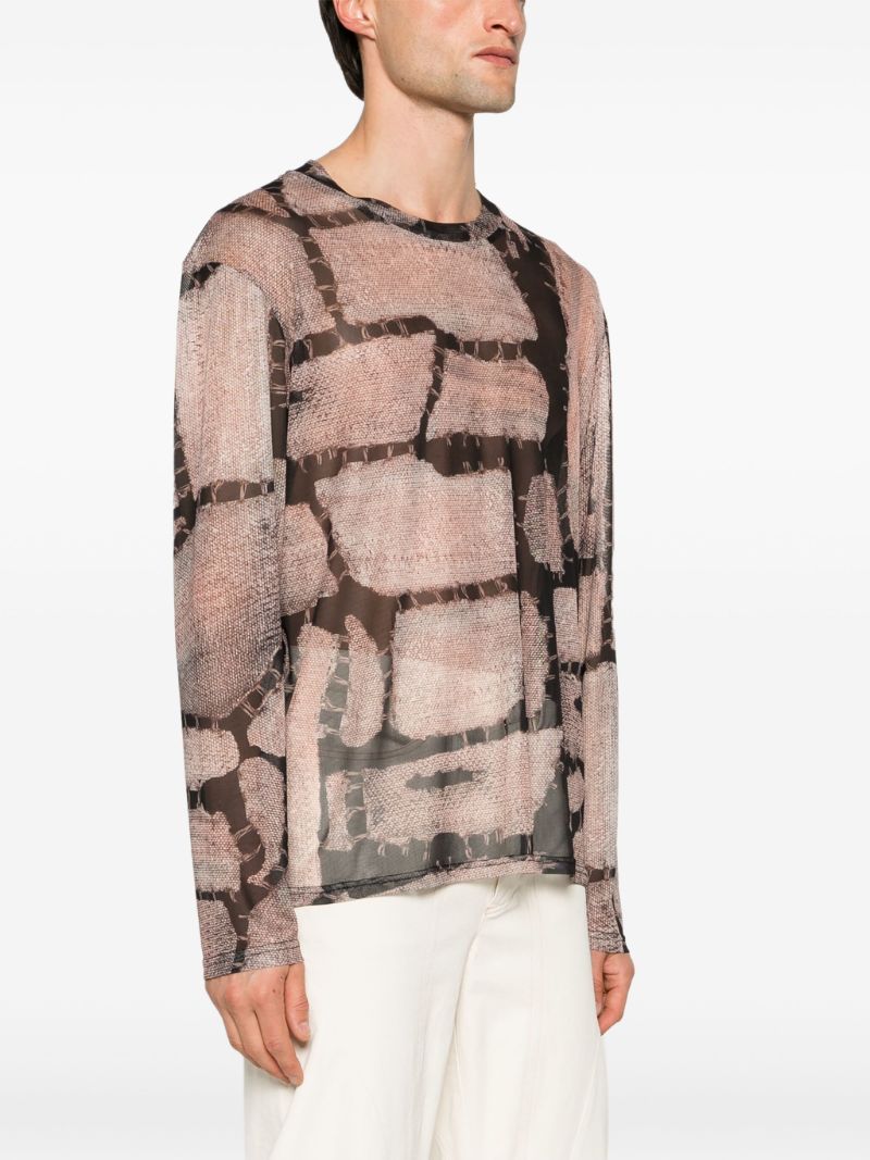 Brown Ben Mesh T-shirt