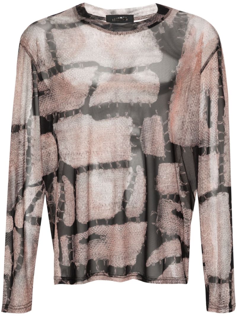 Brown Ben Mesh T-shirt