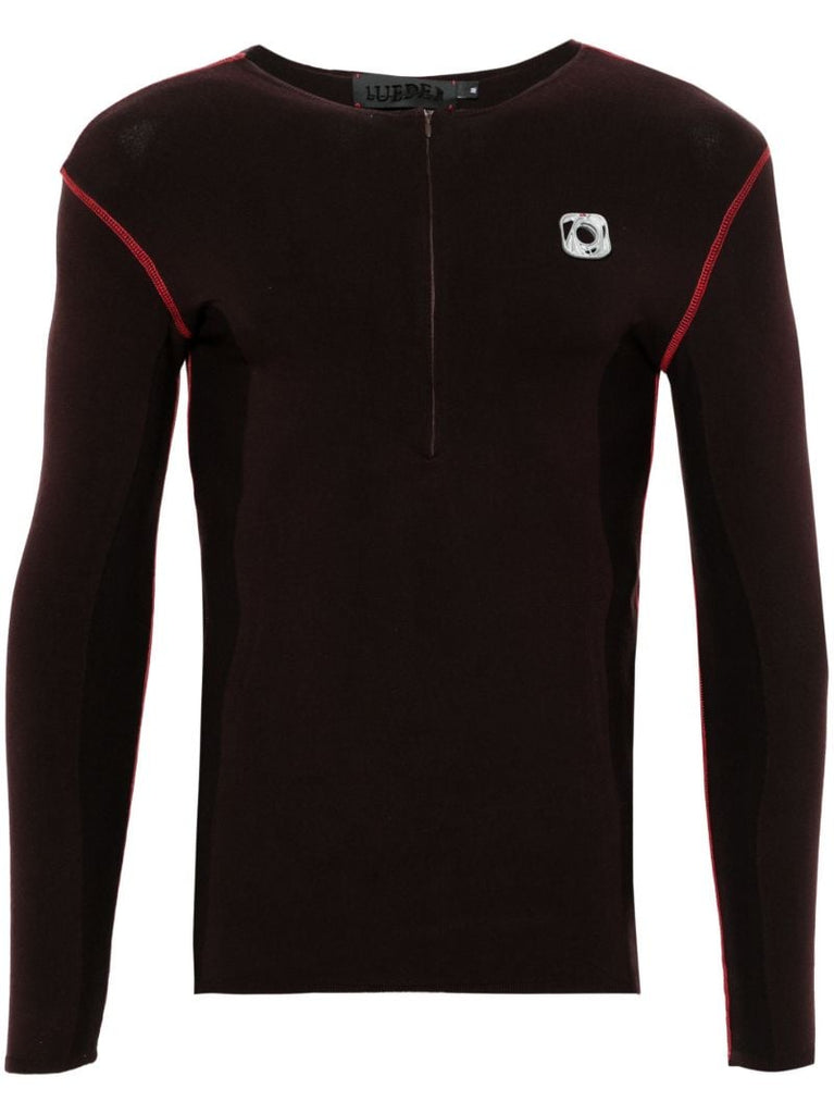 X Skin Series Red Long-sleeve Sweater