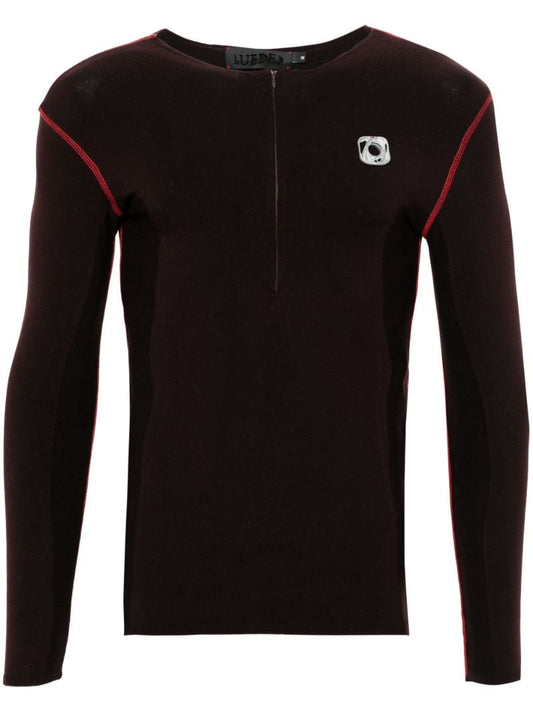 X Skin Series Red Long-sleeve Sweater