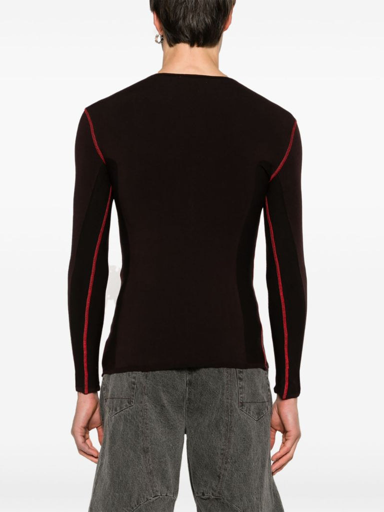 X Skin Series Red Long-sleeve Sweater