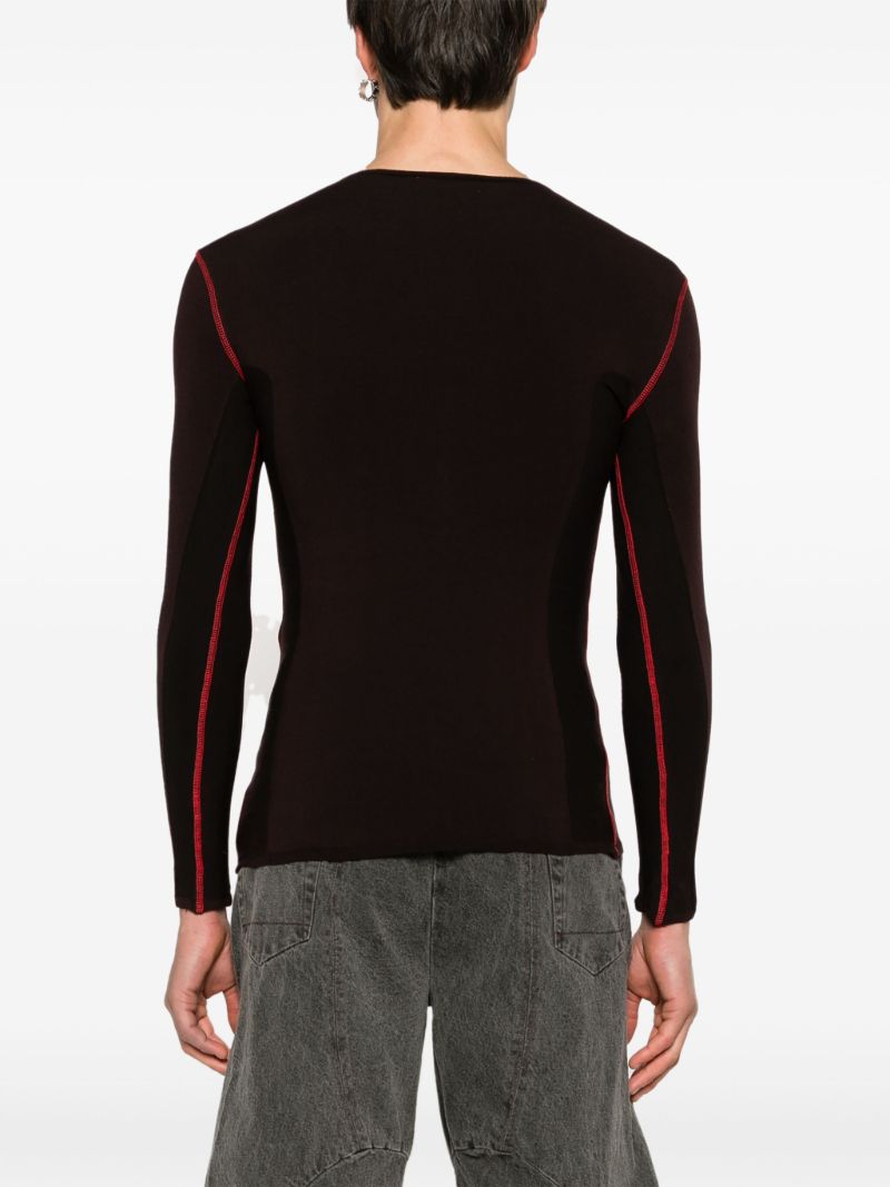 X Skin Series Red Long-sleeve Sweater