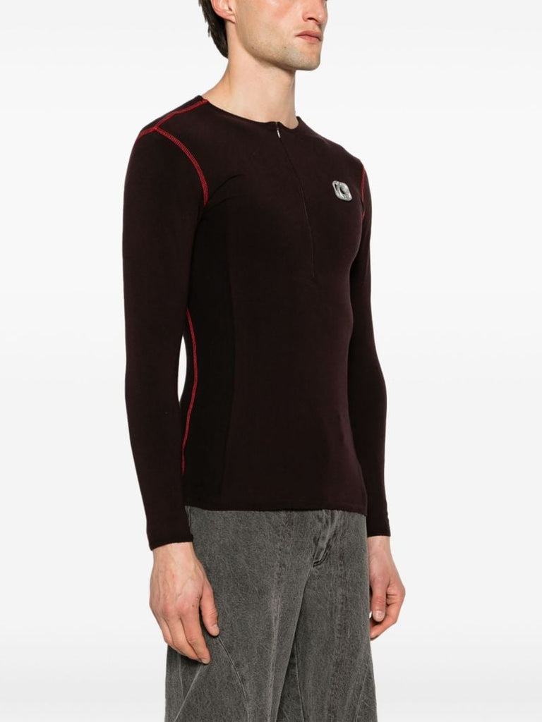 X Skin Series Red Long-sleeve Sweater