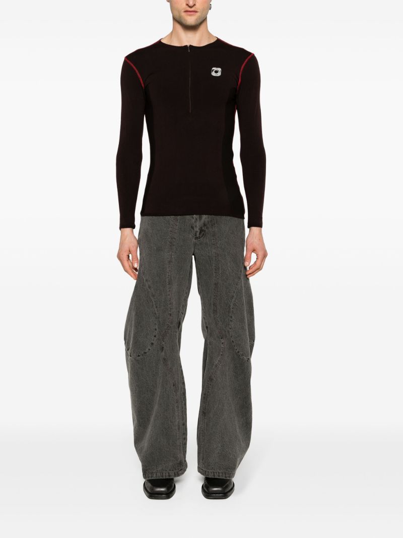 X Skin Series Red Long-sleeve Sweater