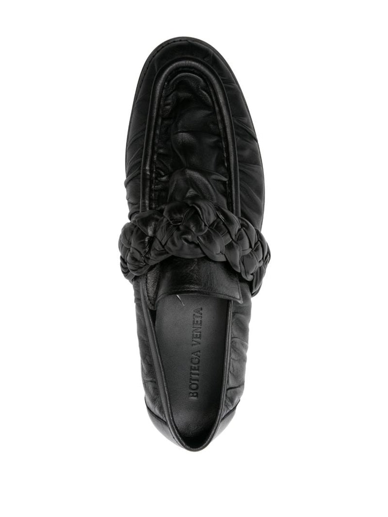 Black Astaire Leather Loafers
