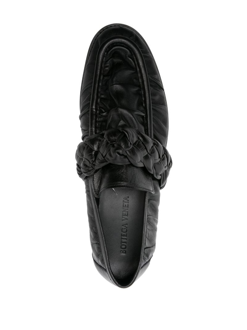 Black Astaire Leather Loafers
