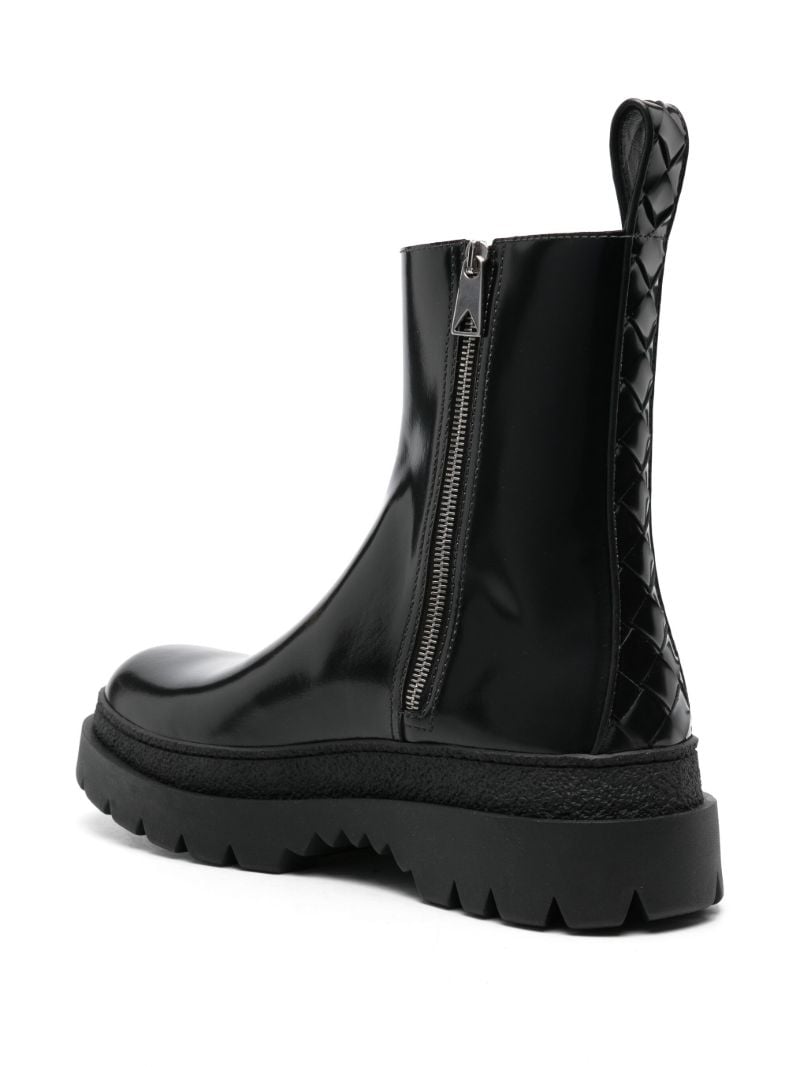 Black Highway Leather Ankle Boots