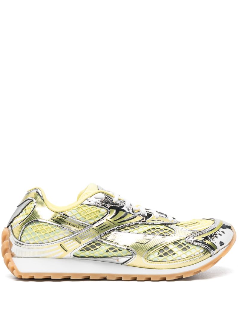 Yellow Orbit Panelled Sneakers