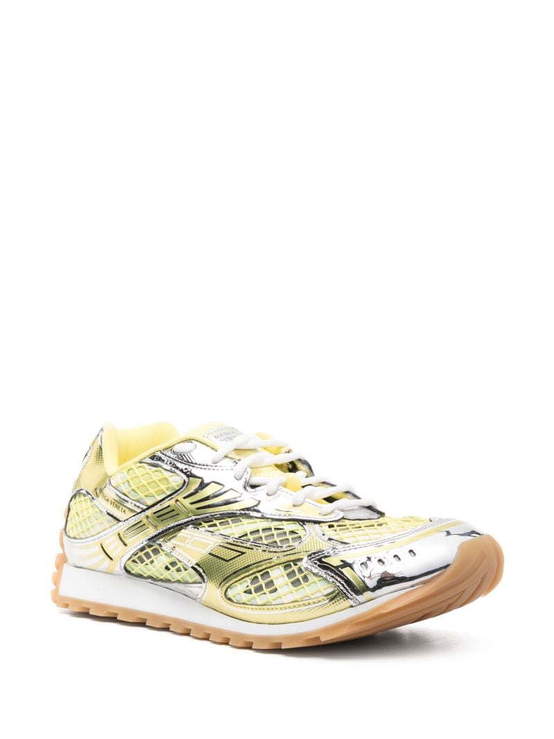 Yellow Orbit Panelled Sneakers