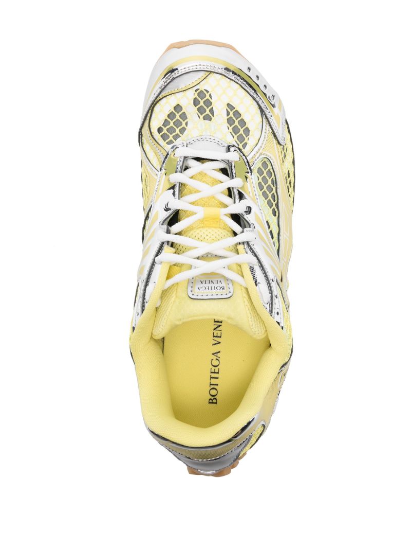 Yellow Orbit Panelled Sneakers