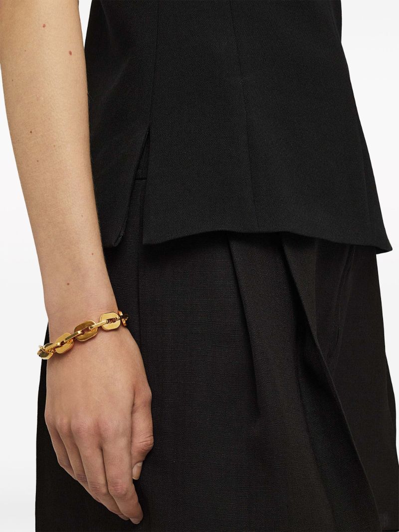 Black V-neck Wool Top