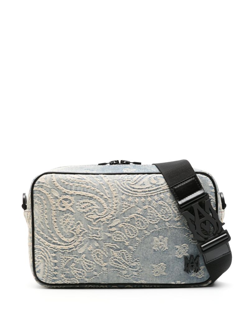 Blue Bandana Denim Camera Bag