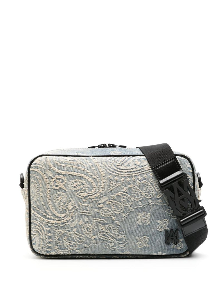 Blue Bandana Denim Camera Bag