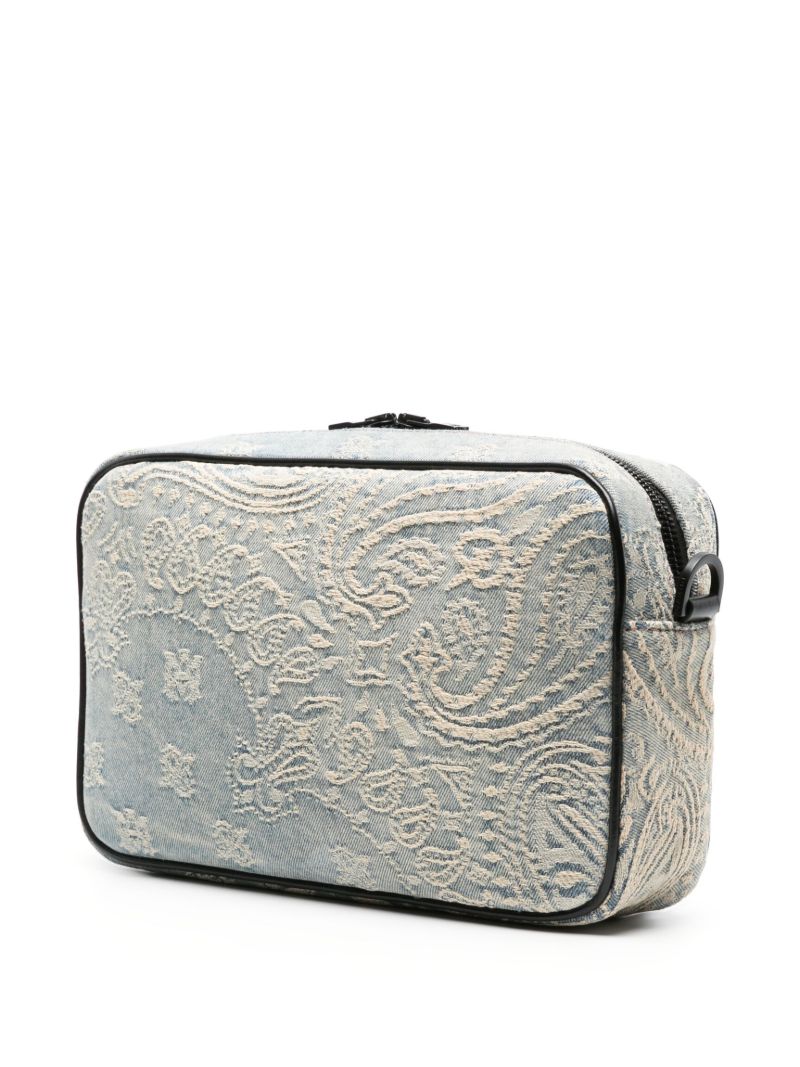 Blue Bandana Denim Camera Bag