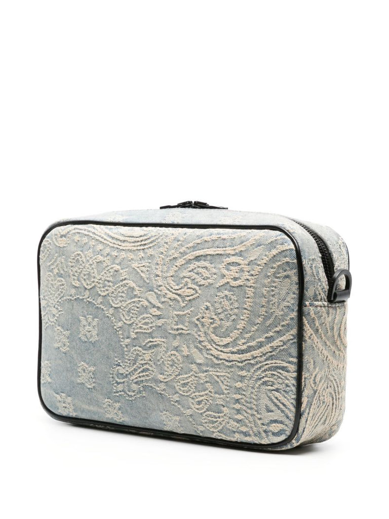 Blue Bandana Denim Camera Bag