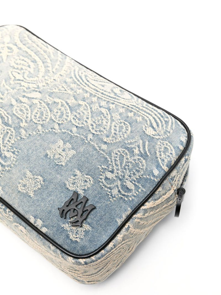 Blue Bandana Denim Camera Bag