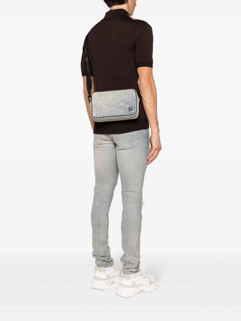 Blue Bandana Denim Camera Bag