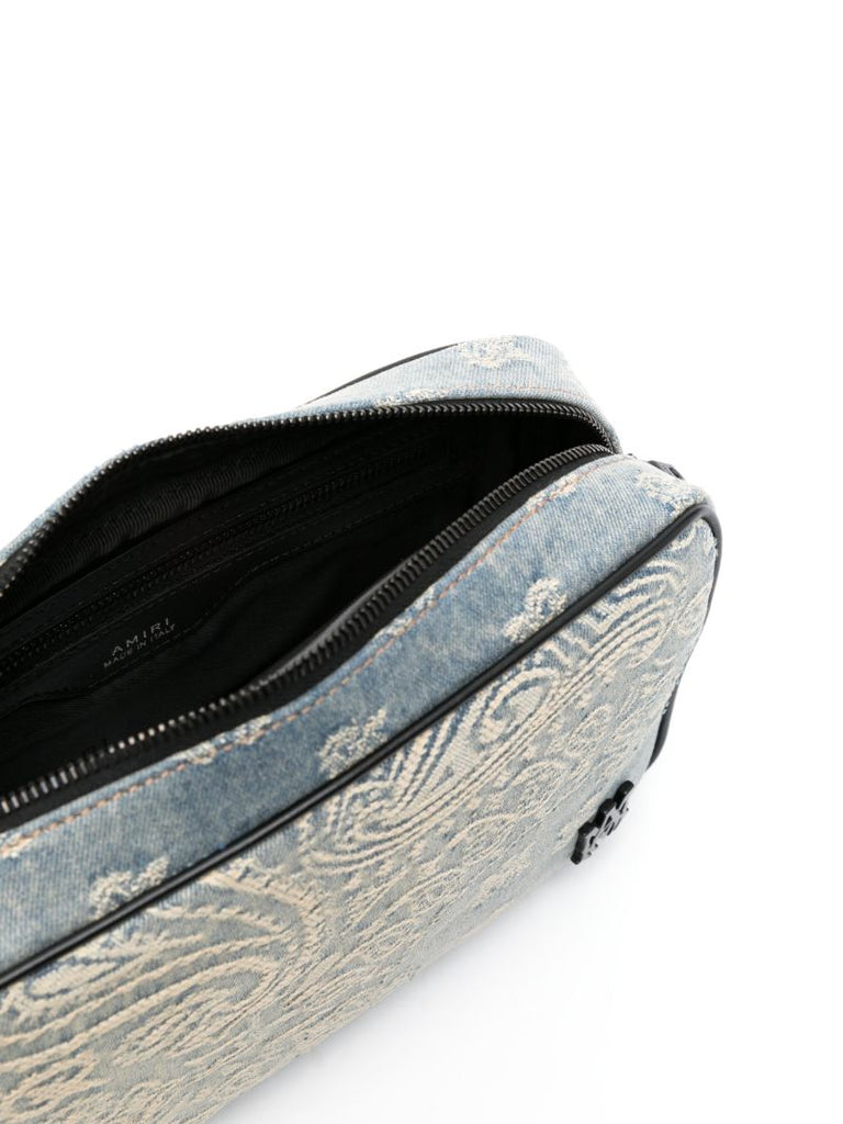 Blue Bandana Denim Camera Bag