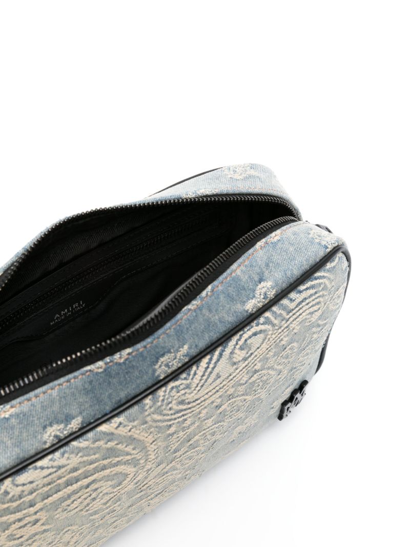 Blue Bandana Denim Camera Bag