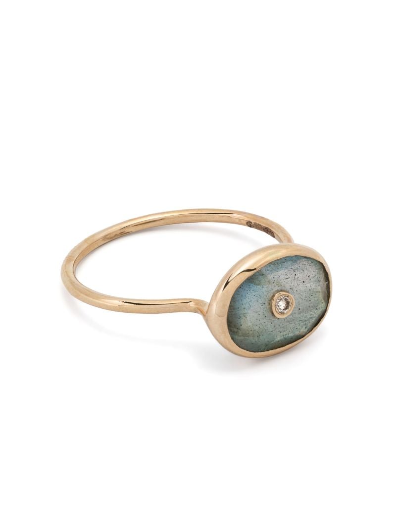 9k Yellow Gold Orso Labradorite Ring