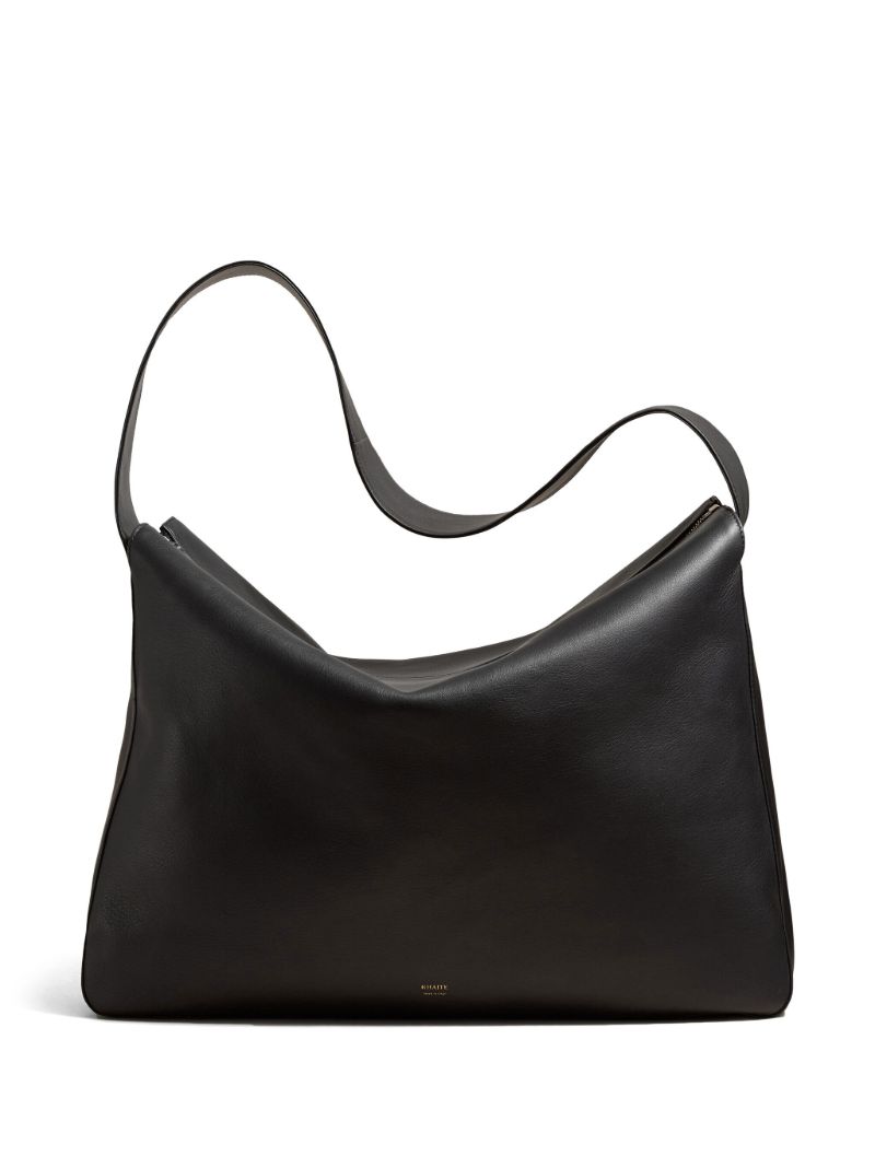 The Large Elena Leather Shoulder Bag