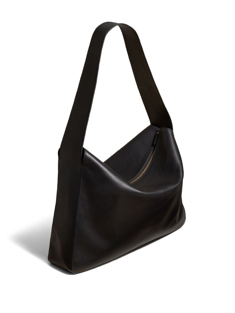 The Large Elena Leather Shoulder Bag