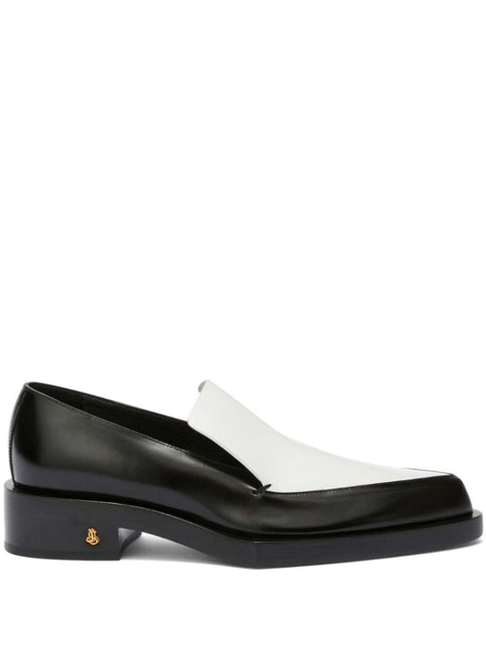 Two-tone Leather Loafers