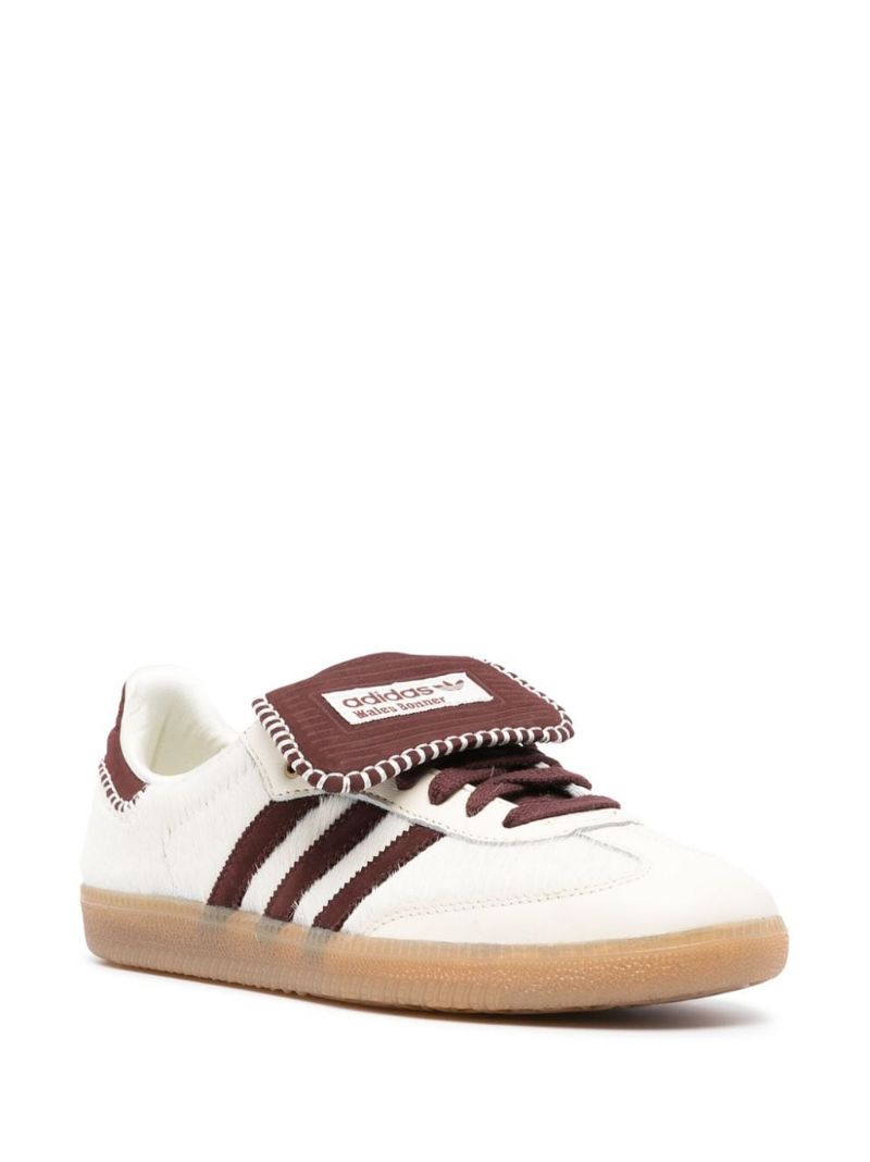 X Wales Bonner White Samba Pony Sneakers