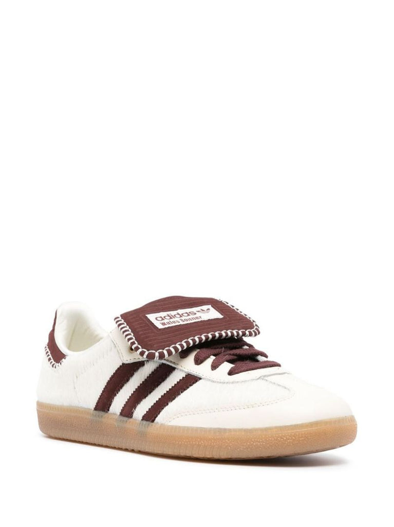 X Wales Bonner White Samba Pony Sneakers