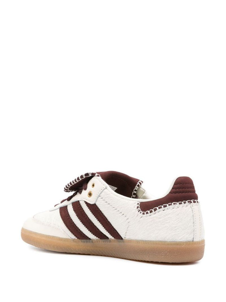 X Wales Bonner White Samba Pony Sneakers