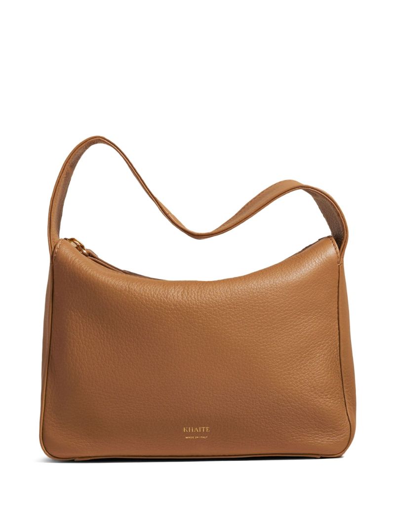 The Small Elena Leather Shoulder Bag