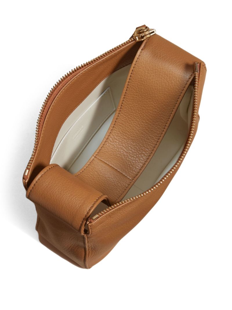 The Small Elena Leather Shoulder Bag