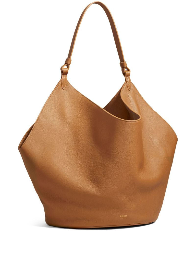 The Medium Lotus Leather Tote Bag