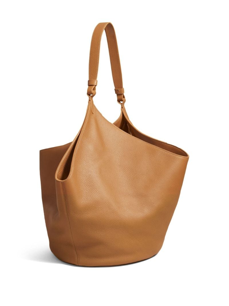 The Medium Lotus Leather Tote Bag