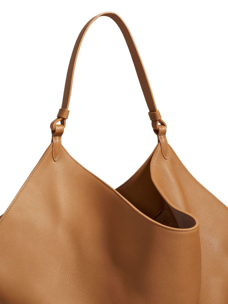 The Medium Lotus Leather Tote Bag