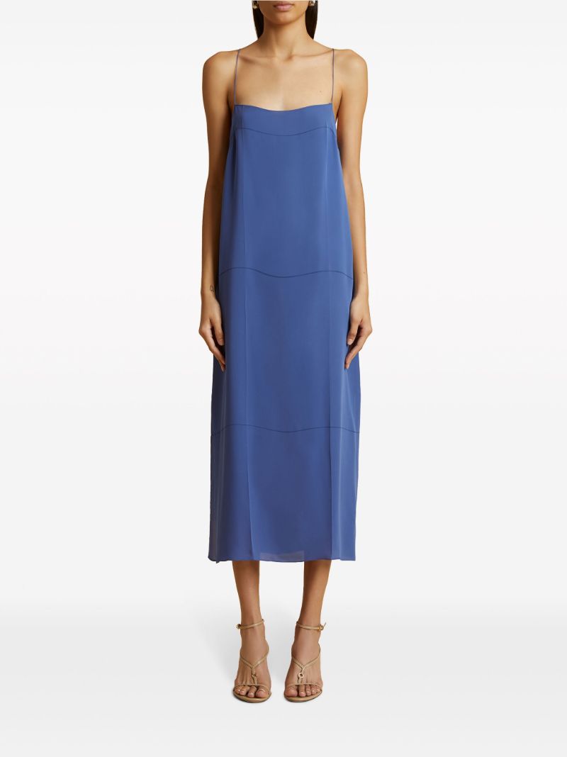 The Sicily Silk Midi Dress