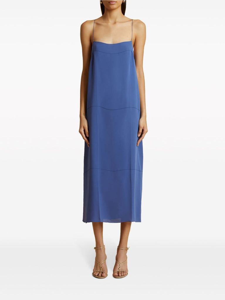The Sicily Silk Midi Dress