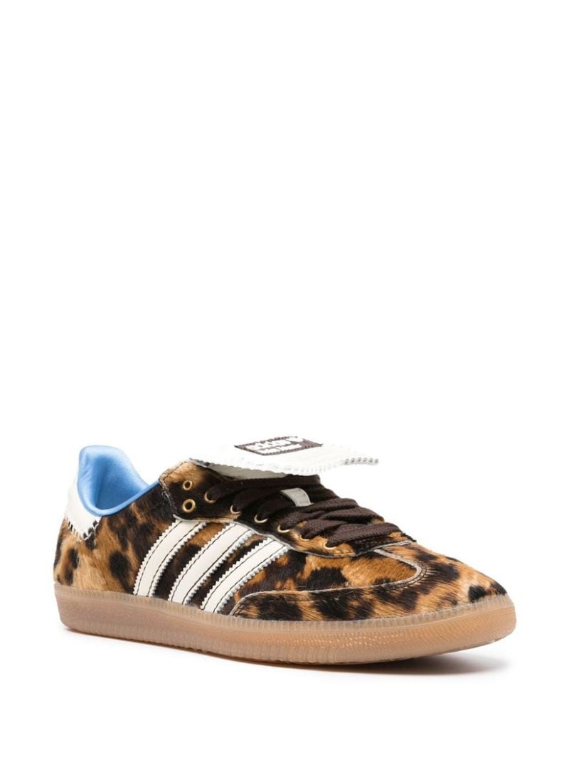 X Wales Bonner Brown Samba Pony Leo Sneakers