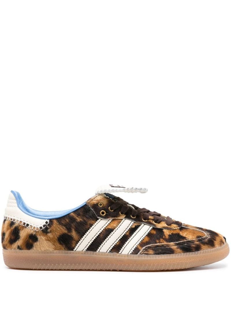 X Wales Bonner Brown Samba Pony Leo Sneakers