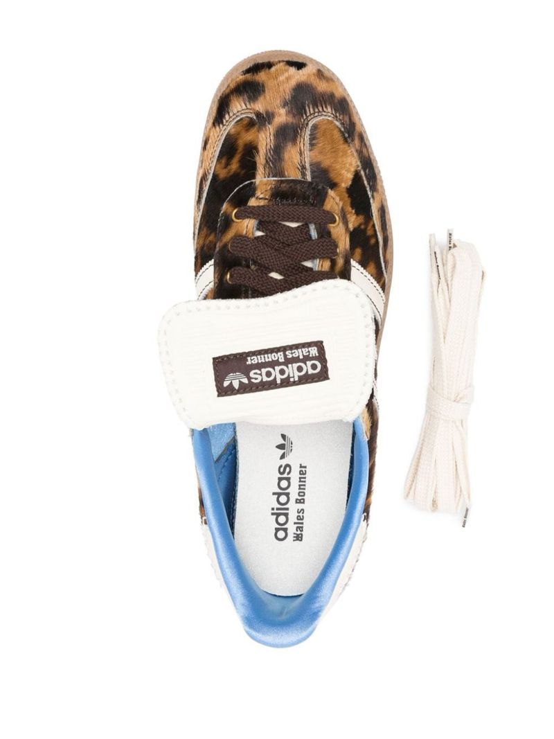 X Wales Bonner Brown Samba Pony Leo Sneakers