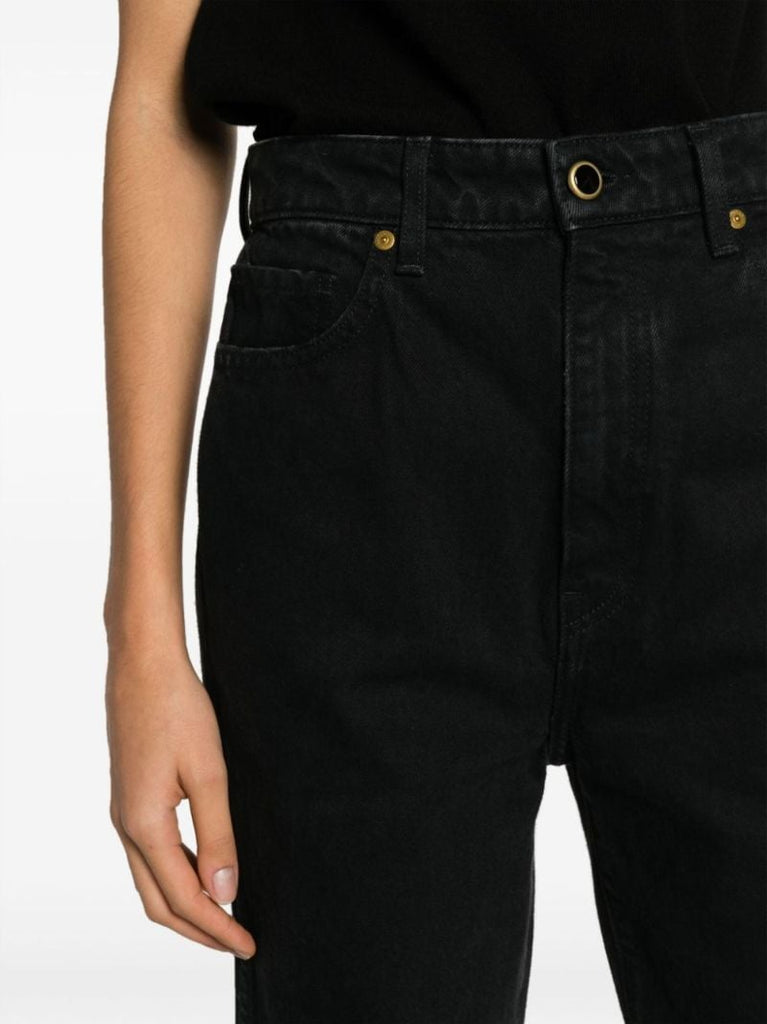 Black the Danielle Straight-leg Jeans