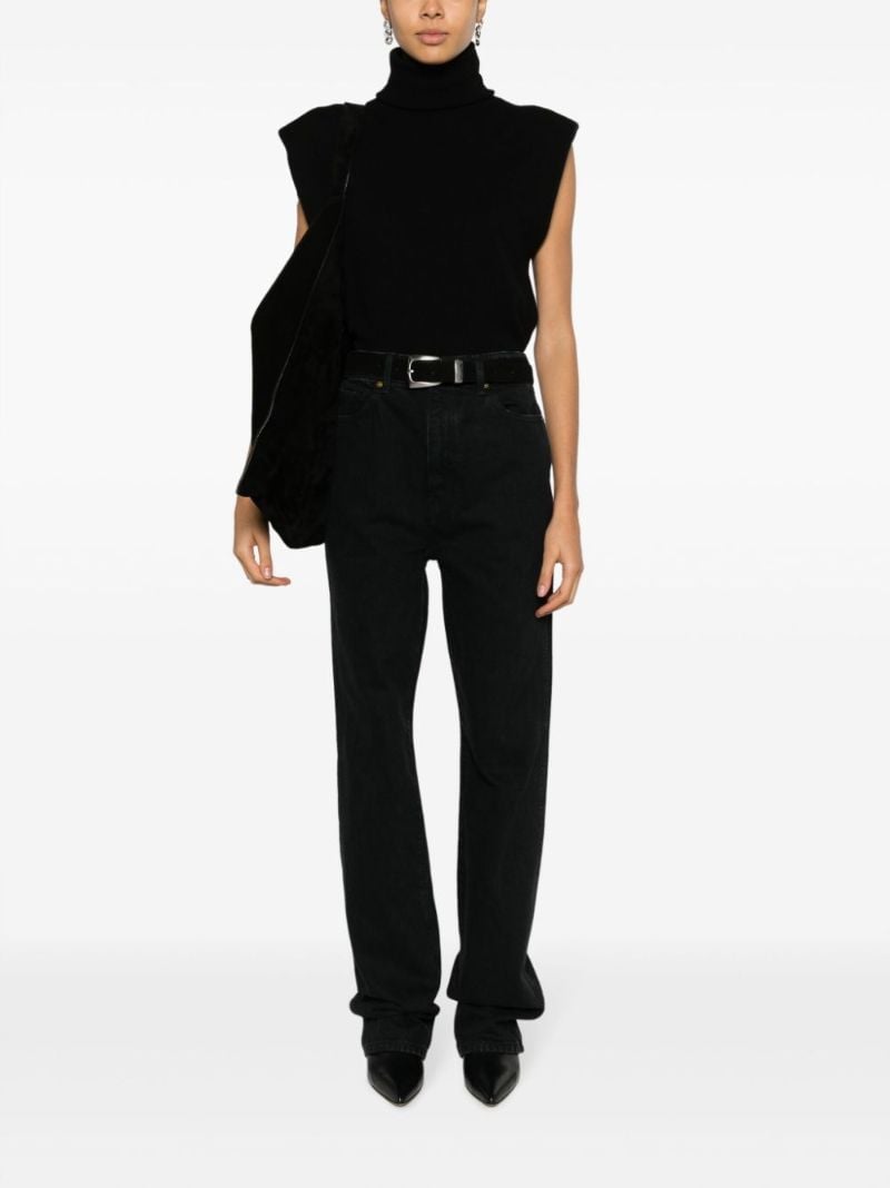 Black the Danielle Straight-leg Jeans