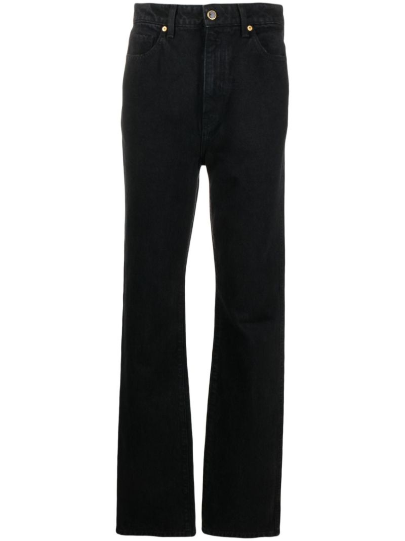 Black the Danielle Straight-leg Jeans
