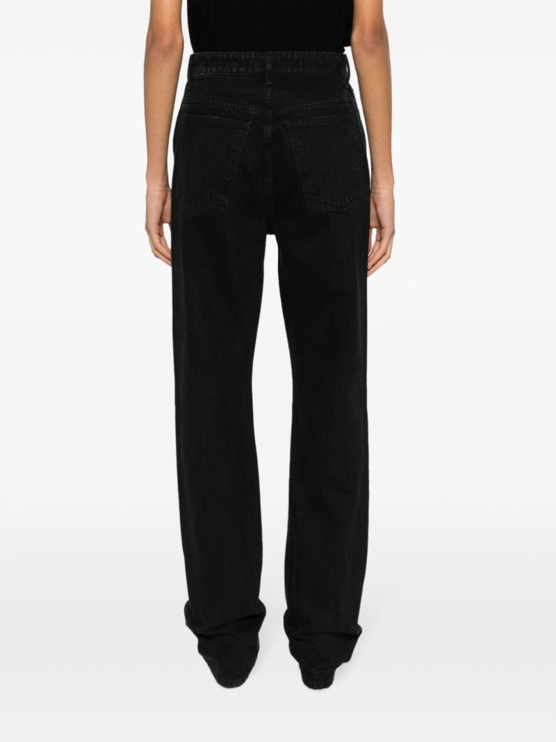Black the Danielle Straight-leg Jeans
